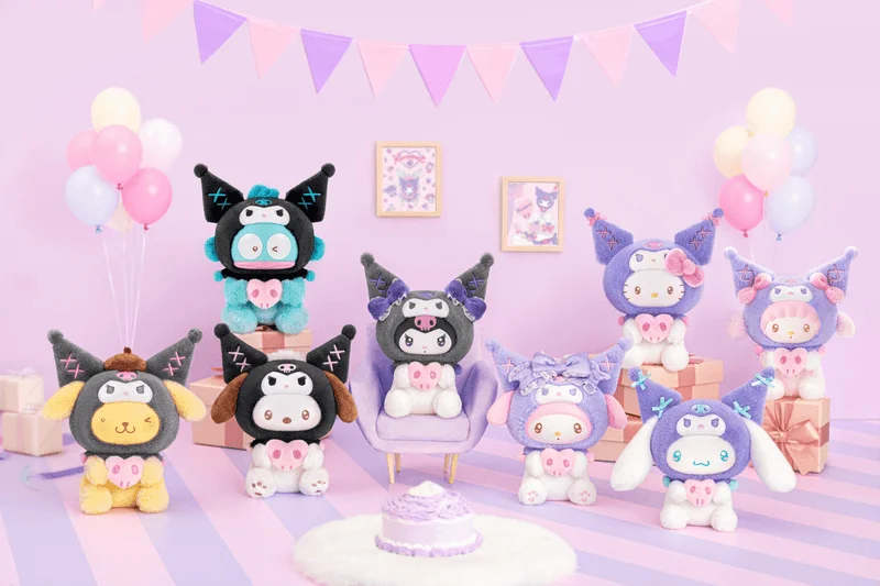 Sanrio characters Kuromi Party Series Plush Pendant Blind Box
