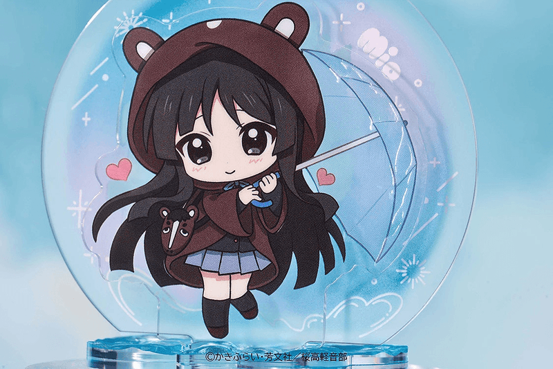 K-ON! Fluffy Rain Series Acrylic Stand Mio Akiyama