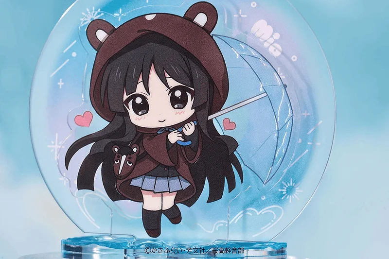 GoodSmile Moment K-ON! Fluffy Rain Series Acrylic Stand Mio Akiyama - K-ON!
