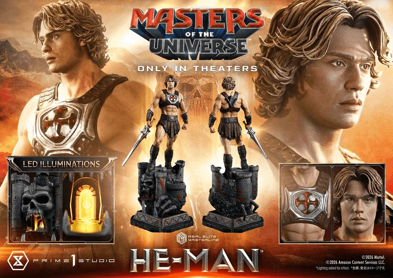Prime 1 Studio Real Elite Masterline Masters of the Universe (2026 Film) He-Man - Masters of the Universe