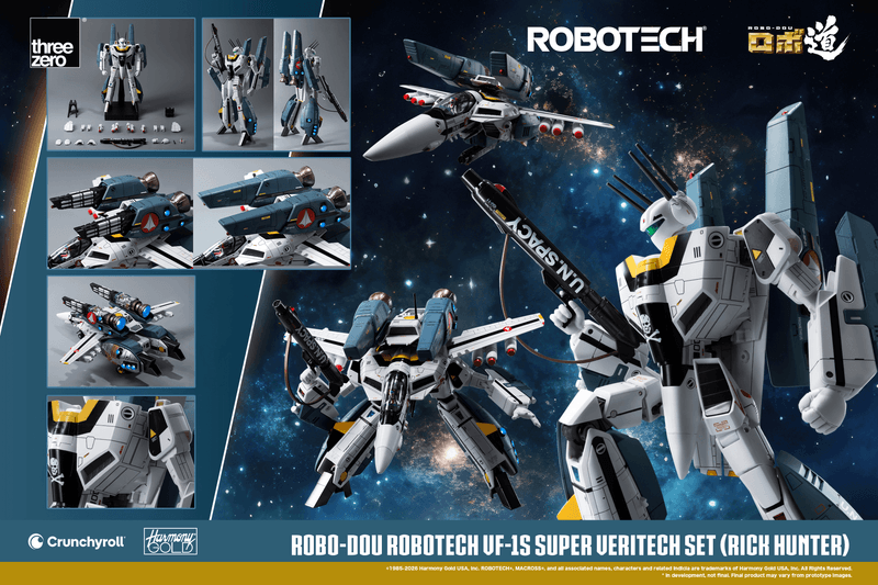 ROBO-DOU ROBOTECH VF‐1S Super Veritech Set (RICK HUNTER)