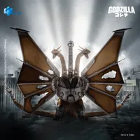 None Scale 13 Inch Godzilla vs. King Ghidorah Battle Damaged Mecha King Ghidorah Battle Damaged Action Figure 6