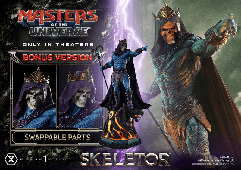 Real Elite Masterline Masters of the Universe (2026 Film) Skeletor Bonus Version