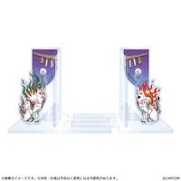 CAPCOM 【Okami 20th Anniversary Reprint Art Project】Acrylic bookends ～From Okami Special collection～ - Okami - photo 1