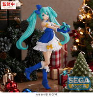 "Hatsune Miku Series" High Premium Figure "Hatsune Miku" Sapphire Christmas Ver. 2