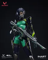 Queen Studios INART Action - VALORANT - Viper Action Figure - VALORANT - photo 4