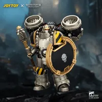 JOYTOY Iron Warriors MkII Assault Sergeant with Disintegrator pistol, Power maul & Combat shield - Warhammer 40K - photo 6