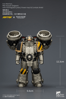 Iron Warriors MkII Assault Sergeant with Disintegrator pistol, Power maul & Combat shield 9