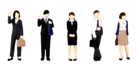 1/80 Scale super minifigure series2 Expert Office Worker Sets 2
