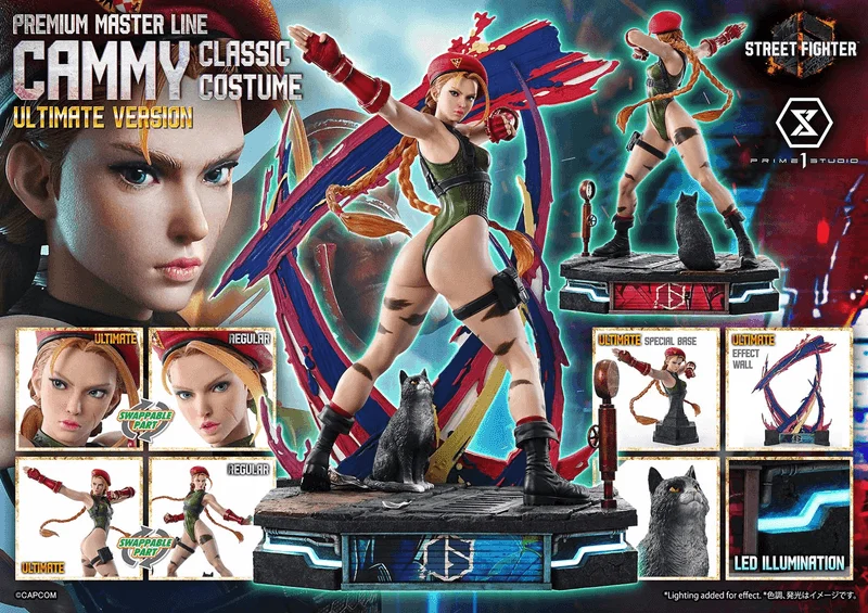 Prime 1 Studio Ultimate Premium Masterline Street Fighter 6 Cammy Classic Costume Ultimate Version - Street Fighter