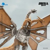 None Scale 13 Inch Godzilla vs. King Ghidorah Battle Damaged Mecha King Ghidorah Battle Damaged Action Figure 9