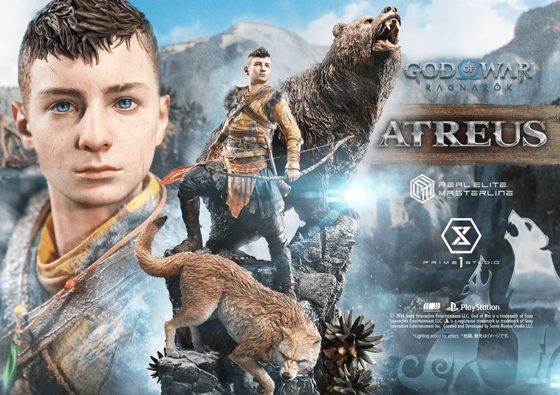 Prime 1 Studio Real Elite Masterline God of War: Ragnarok Atreus - God Of War