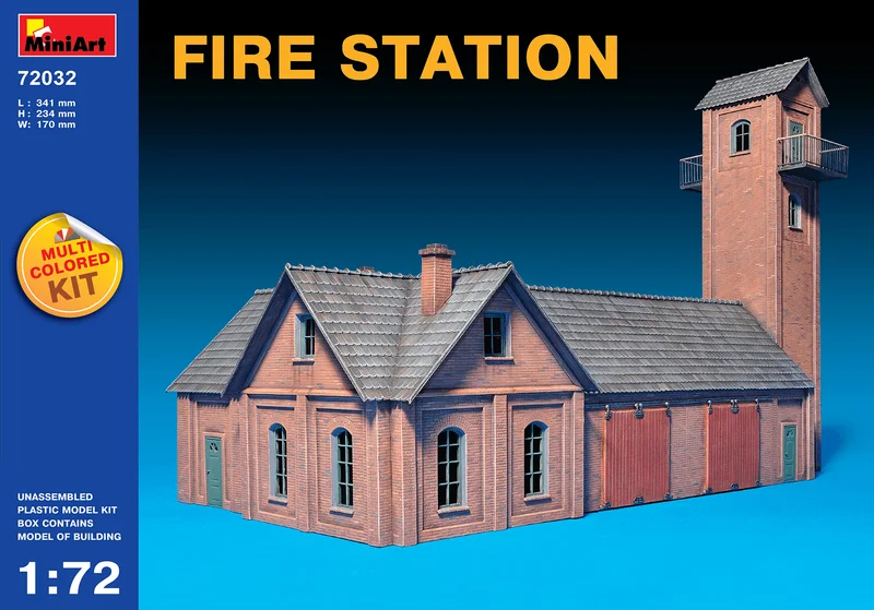[72032] 1/72 Fire Station