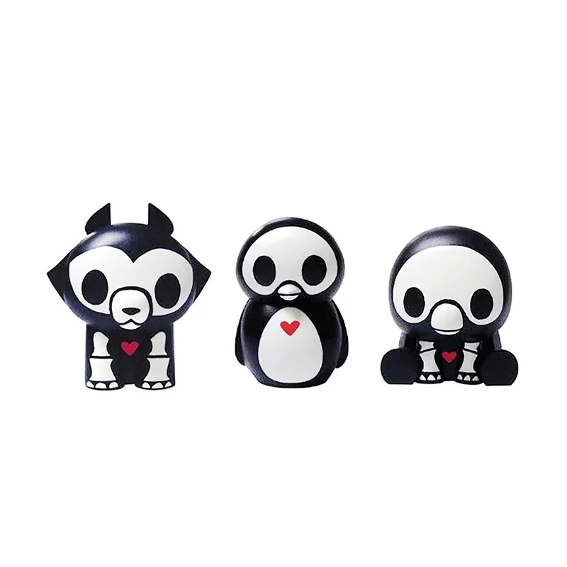 Toynami Skelanimals PVC Box Set 3 (Jae, Pen, Pudge) - Skelanimals