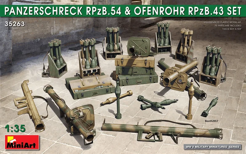 [35263] 1/35 Panzerschreck RPzB.54 & Ofenrohr RPzB.43 Set