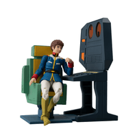 G.M.G. COLLECTION EX Mobile Suit Gundam White Base Bridge Radio operator Desk set【with gift】 7