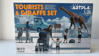[KAIYODO] [UNPAINTED] ARTPLA tourists and giraffe set 6
