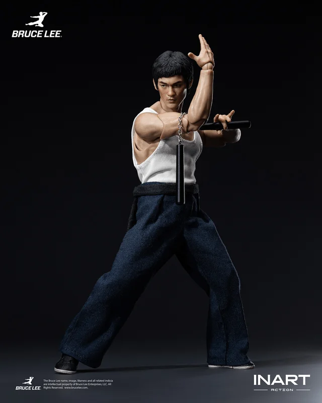 Queen Studios INART - Bruce Lee (Kung Fu Outfit) 1/12 Collectible Figure - Action Figures