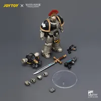 JOYTOY Iron Warriors Mkll Tactical Sergeant with Power Sword, Bolt Pistol and Plasma Pistol - Warhammer 40K - photo 5
