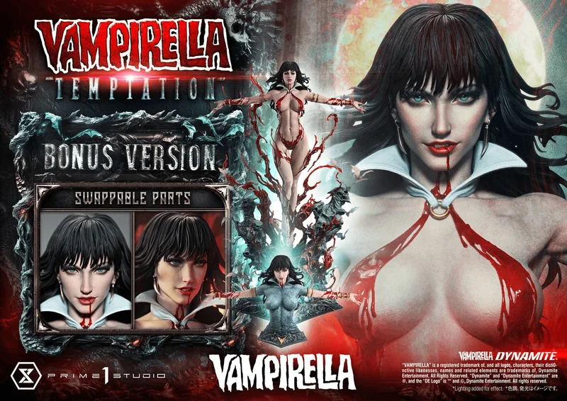Prime 1 Studio Real Elite Masterline Vampirella Vampirella "Temptation" Bonus Version - Vampirella