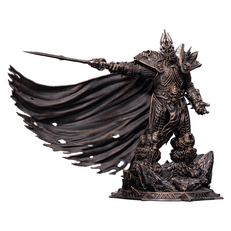 HEX Collectibles Blizzard World of Warcraft® the Lich King 1/10 Scale Bronze-Colored Edition Statue - Blizzard