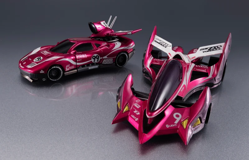 MegaHouse Cyber Formula Collection -Heritage Edition-Future GPX Cyber FormulaProto Jaguar Z-6 & Aoi Stealth Jaguar Z-7 set - Future GPX Cyber Formula