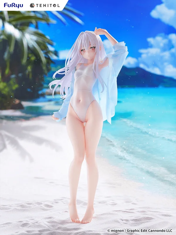 FuRyu TENITOL TALL shiro Swimsuit ver. - MIGNON WORKS