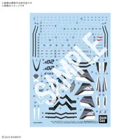 BANDAI HOBBY HG 1/100 VF-31F SIEGFRIED (MESSER IHLEFELD USE) WATER DECALS - Macross - photo 1