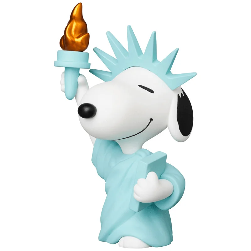 MEDICOM TOY UDF PEANUTS SERIES 17 STATUE OF LIBERTY SNOOPY - PEANUTS