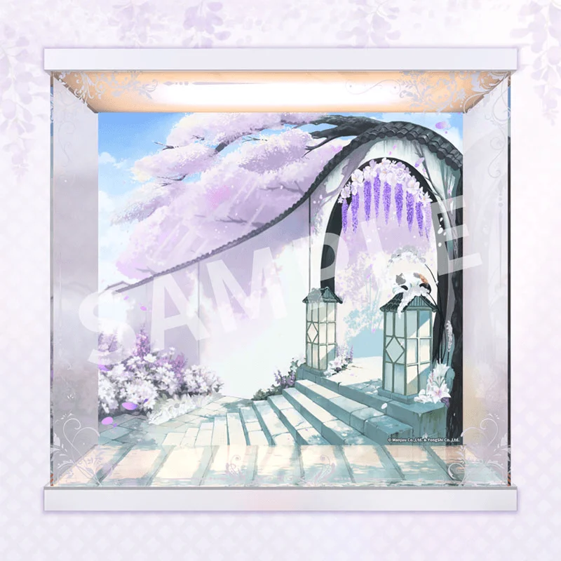 APEX TOYS 1/7 Scale [Azur Lane] LED Acrylic Display Box for Musashi 「Purest Wisteria」Ver. - Azur Lane