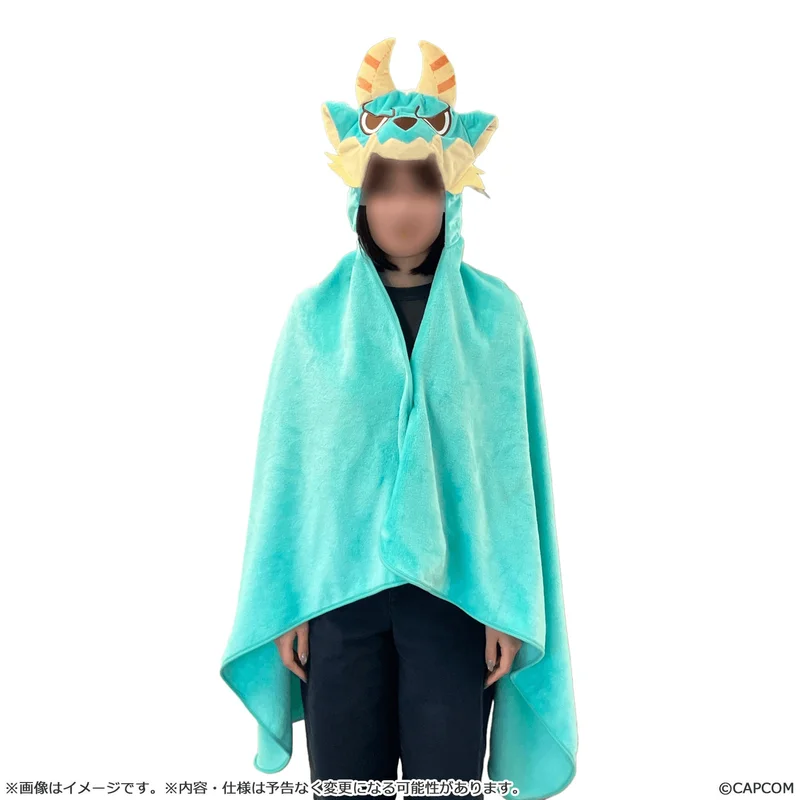 CAPCOM MONSTER HUNTER CHIBI STYLE Fluffy Poncho: Zinogre - Monster Hunter