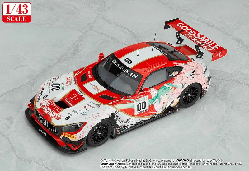GoodSmile Racing 1/43 Good Smile Hatsune Miku AMG: 2017 SPA24H Ver. - Hatsune Miku GT Project