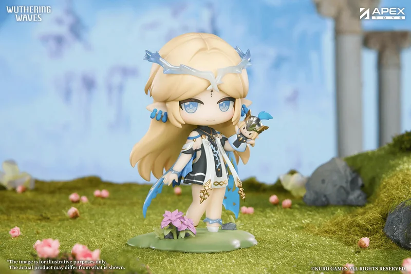 APEX TOYS [WUTHERING WAVES] Trace Series  Cartethyia Chibi ver Painted Figure - Wuthering Waves