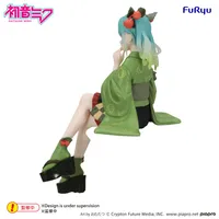 FuRyu Hatsune Miku Noodle Stopper Figure -Flower Fairy Winter Cherry Green Color ver.- - Hatsune Miku - photo 3