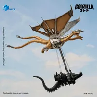 None Scale 13 Inch Godzilla vs. King Ghidorah Battle Damaged Mecha King Ghidorah Battle Damaged Action Figure 5