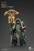 JOYTOY Sons of Horus Herald Consul with Icon of Allegiance, Bolt Pistol and Power Weapon - Warhammer 40K - photo 7
