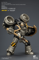 Iron Warriors MkII Assault Sergeant with Disintegrator pistol, Power maul & Combat shield 13