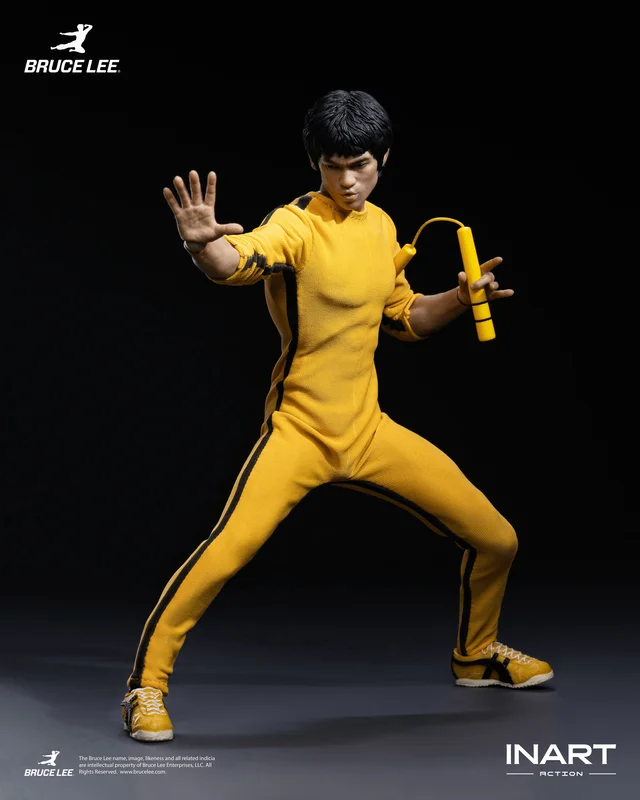 Queen Studios INART - Bruce Lee (Yellow Jumpsuit) 1/12 Collectible Figure - Scale Figures