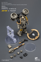Iron Warriors MkII Assault Sergeant with Disintegrator pistol, Power maul & Combat shield 8